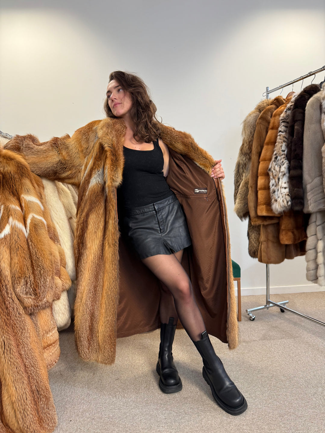 Real Red fox fur, Xl SIZE
