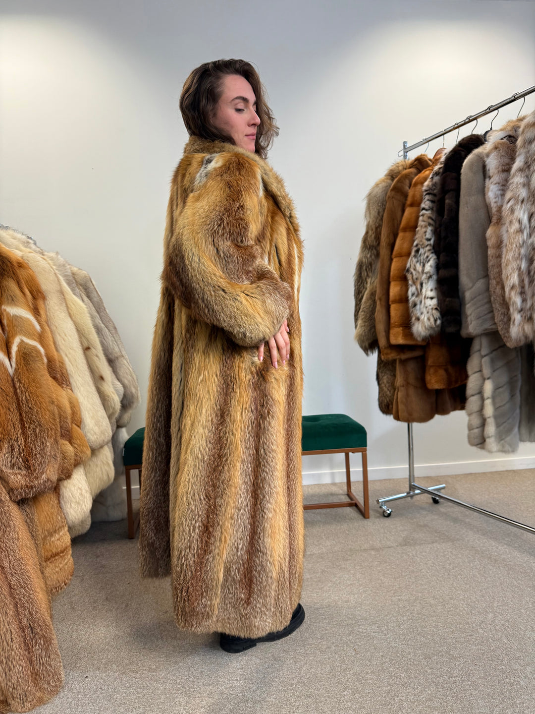 Real Red fox fur, Xl SIZE