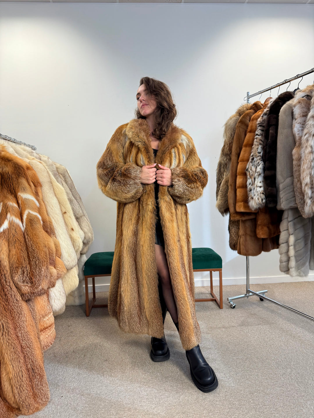 Real Red fox fur, Xl SIZE