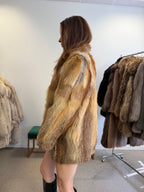 Red Fox Fur Jacket, Small, Fluffy