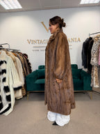 Pastel Mink Fur Coat, XL, SAGA