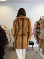 Mink Fur Jacket, Whiskey Sheared, Size M