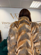 Red Fox Fur Jacket, XL, Pieced