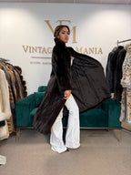 Dark Brown Blackglama Mink Fur Coat, Large, Pelz Aachen Germany