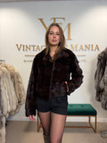 Mink Fur Jacket, Medium, Horizontal Pelt Design