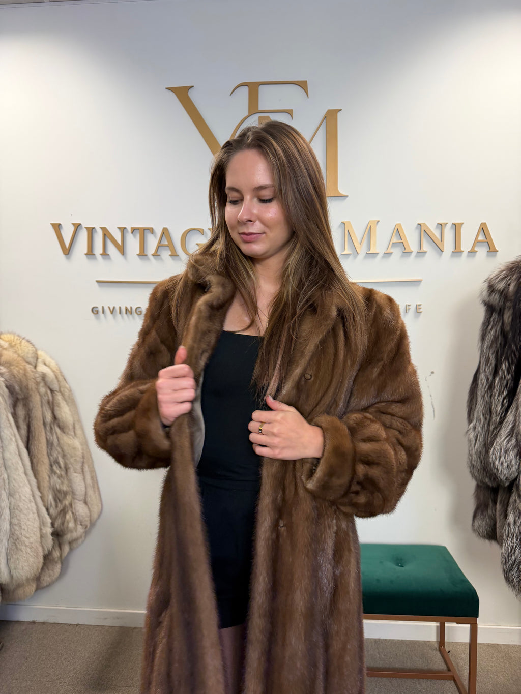 Pastel Mink Fur Coat, Large, Sprung Freres Paris