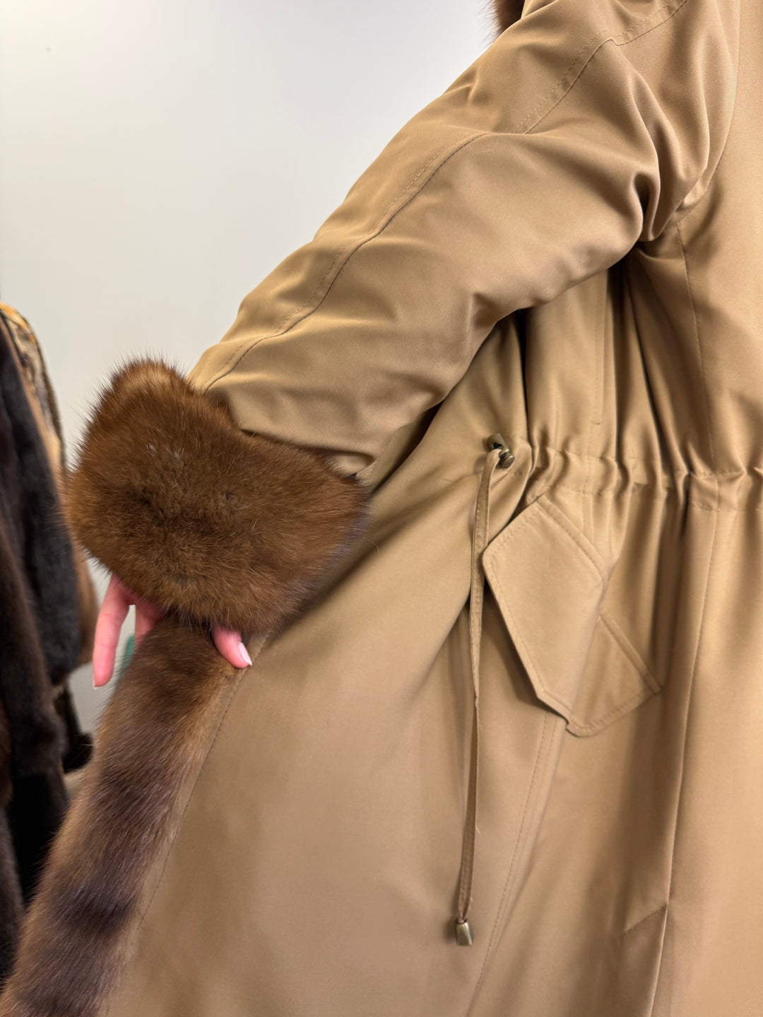 Sable fur coat Doublesided Medium size