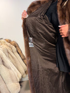 Mink Fur Coat, SAGA, Full Length, Size XXL