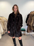 Brown Mink Fur Jacket, XL, Wagner Pelzhaus