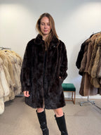 Brown Mink Fur Jacket, XL, Wagner Pelzhaus