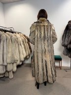 Coyote Fur Coat, Full Length, Size L