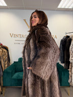 Raccoon Fur Coat, S/M, Yorn