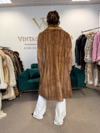 Pastel Mink Fur Coat, Medium