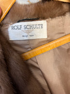 Pastel Mink Fur Coat, XL, SAGA