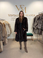 Brown Mink Fur Coat, Swinger, Milan, Fits up to 3XL