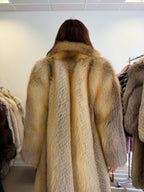 Golden Island Fox Fur Coat, SAGA FOX, luxury XXL