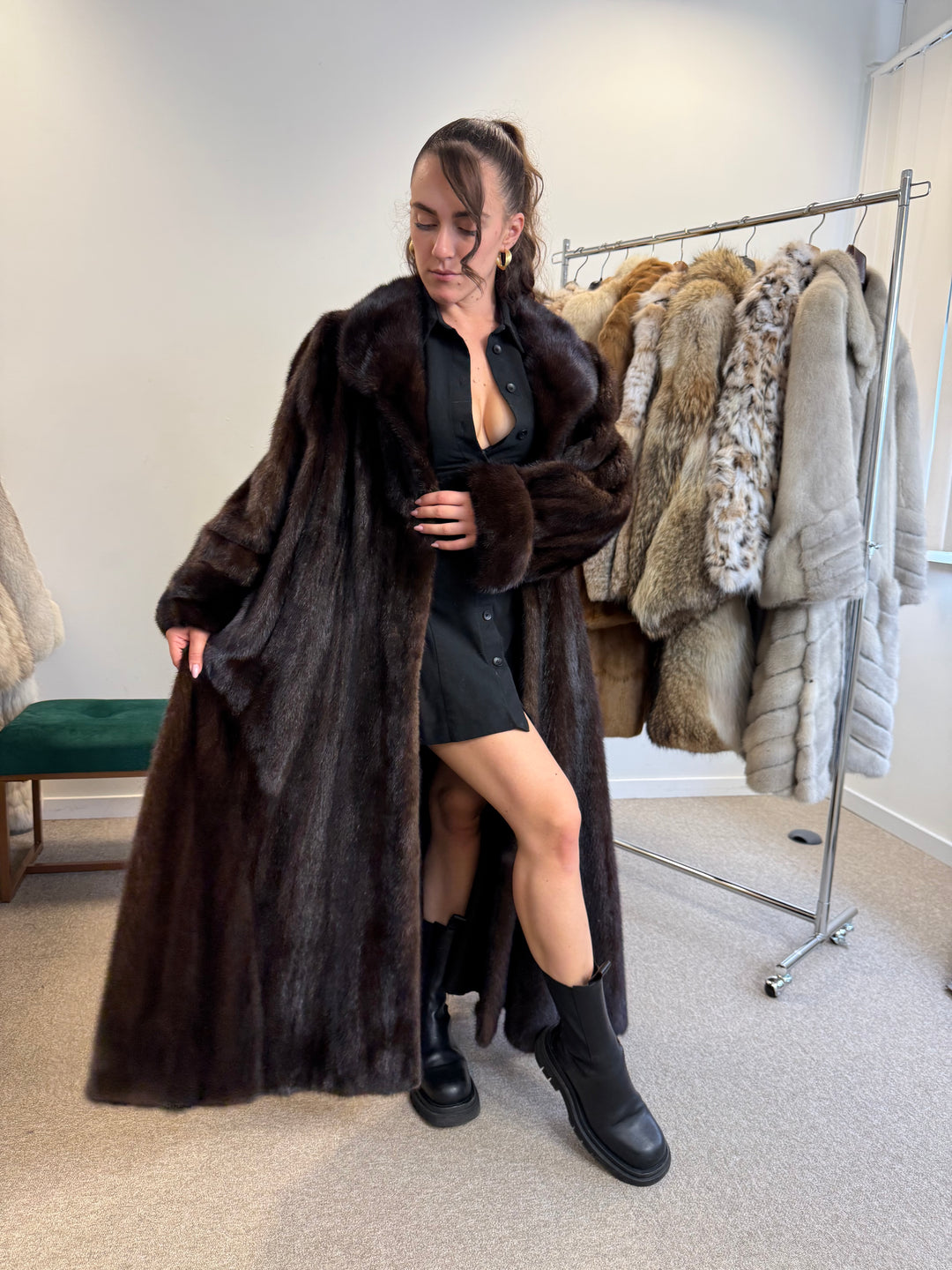Oversize Mink Coat Superb Quality high quality pelts