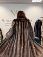 Raccoon Fur Coat, S/M, Yorn