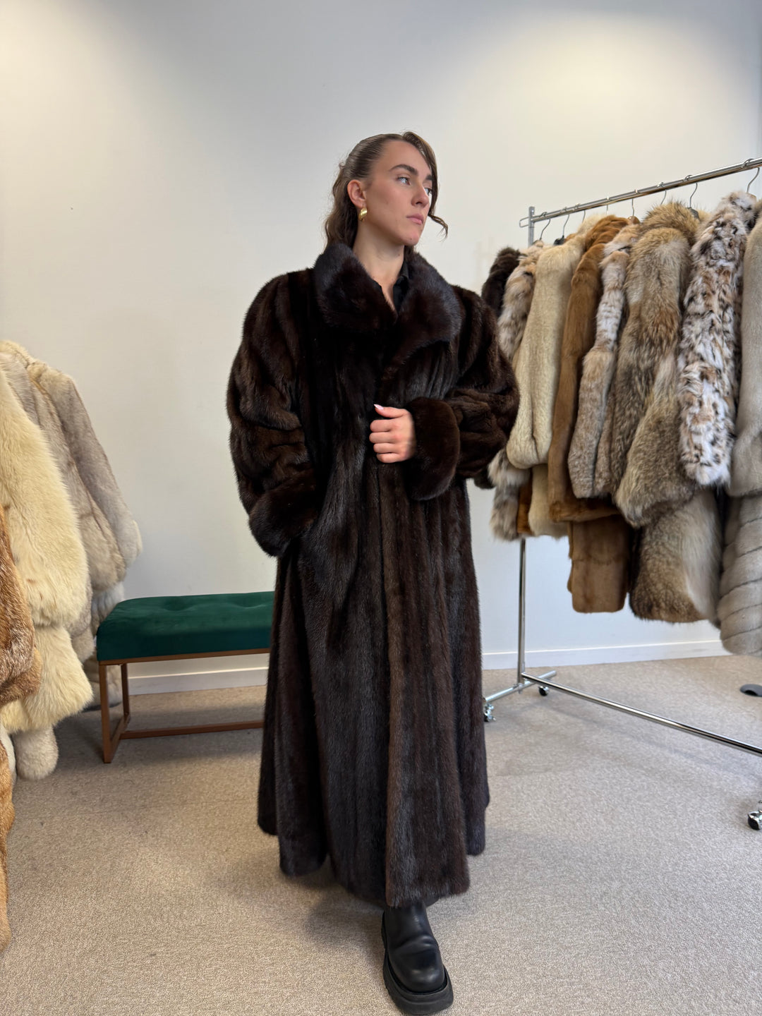 Oversize Mink Coat Superb Quality high quality pelts