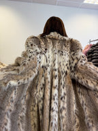 Lynx Fur Coat, Bobcat, XXL