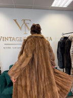 Pastel Mink Fur Coat, Medium