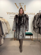 Silver Fox Fur Coat, Large, Ankershoffhem luxury brand