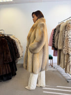 Golden Island Fox Fur Coat, SAGA FOX, luxury XXL