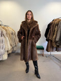 Beaver Fur Coat, Thick Fur, Size M