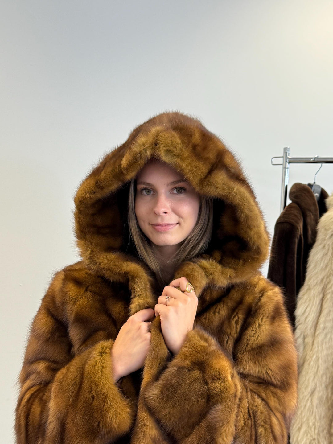 Golden sable fur jacket, medium sized sable jacket, real fur jacket,  m fur coat, real fur, fur jacket, fur coat, golden sable fur, new, m
