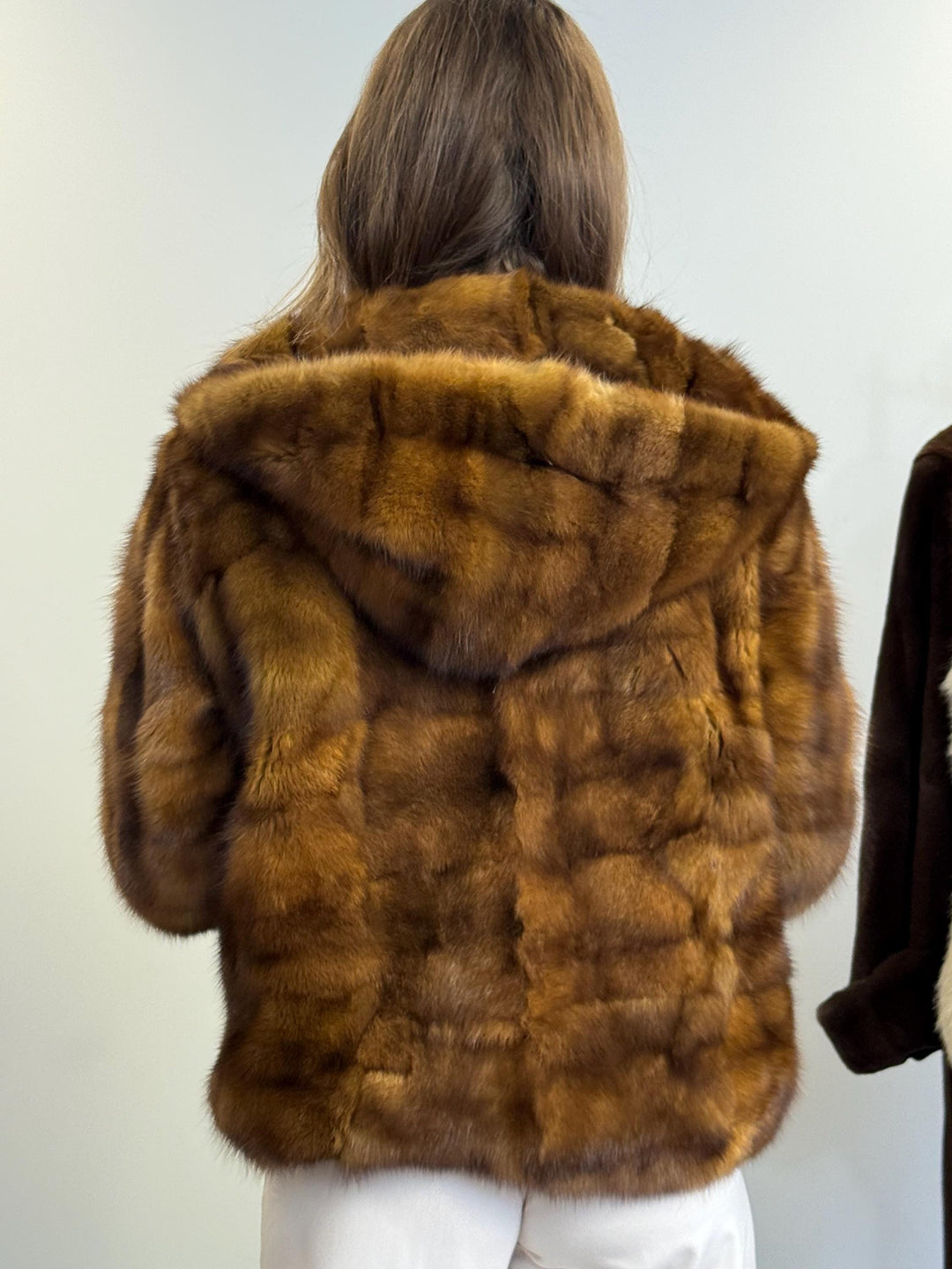 Golden sable fur jacket, medium sized sable jacket, real fur jacket,  m fur coat, real fur, fur jacket, fur coat, golden sable fur, new, m