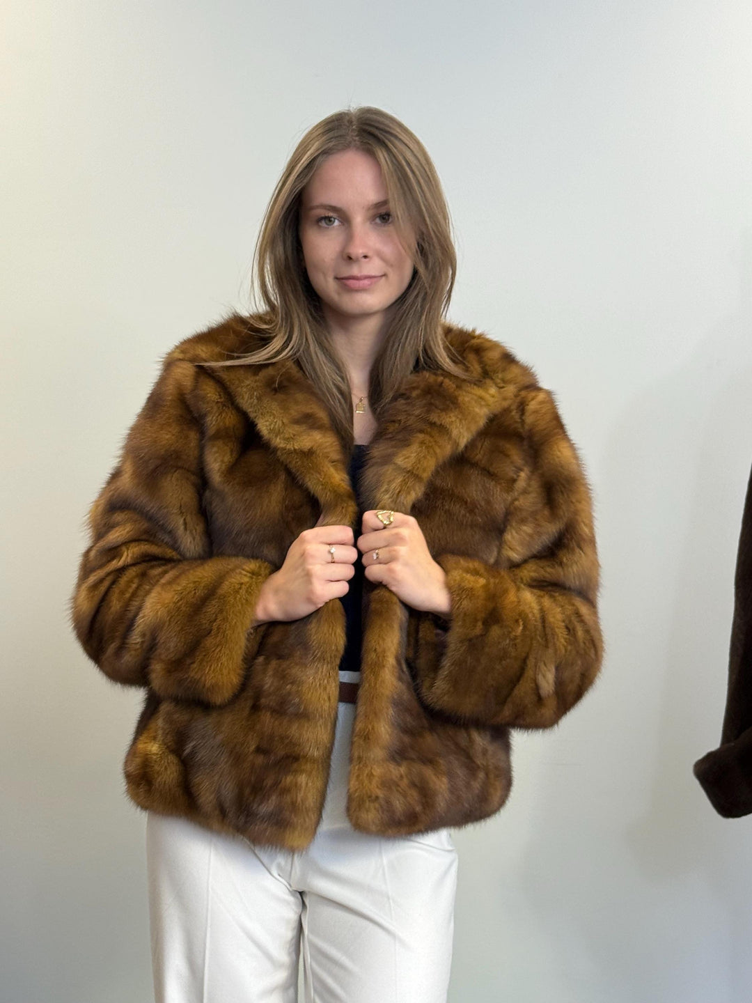 Golden sable fur jacket, medium sized sable jacket, real fur jacket,  m fur coat, real fur, fur jacket, fur coat, golden sable fur, new, m