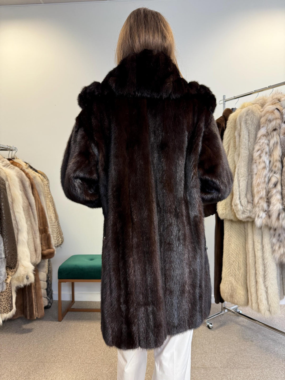 Brown Mink Coat, Large Size, Real Fur Coat, Mink Coat, Brown Mink, Brown Mink Fur Coat, Vintage Fur Coat, Soft Thick Mink Coat, Women's Coat