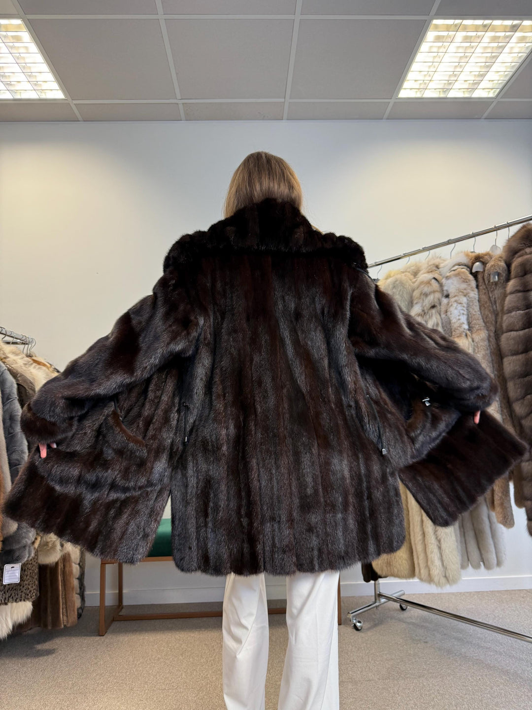 Brown Mink Coat, Large Size, Real Fur Coat, Mink Coat, Brown Mink, Brown Mink Fur Coat, Vintage Fur Coat, Soft Thick Mink Coat, Women's Coat