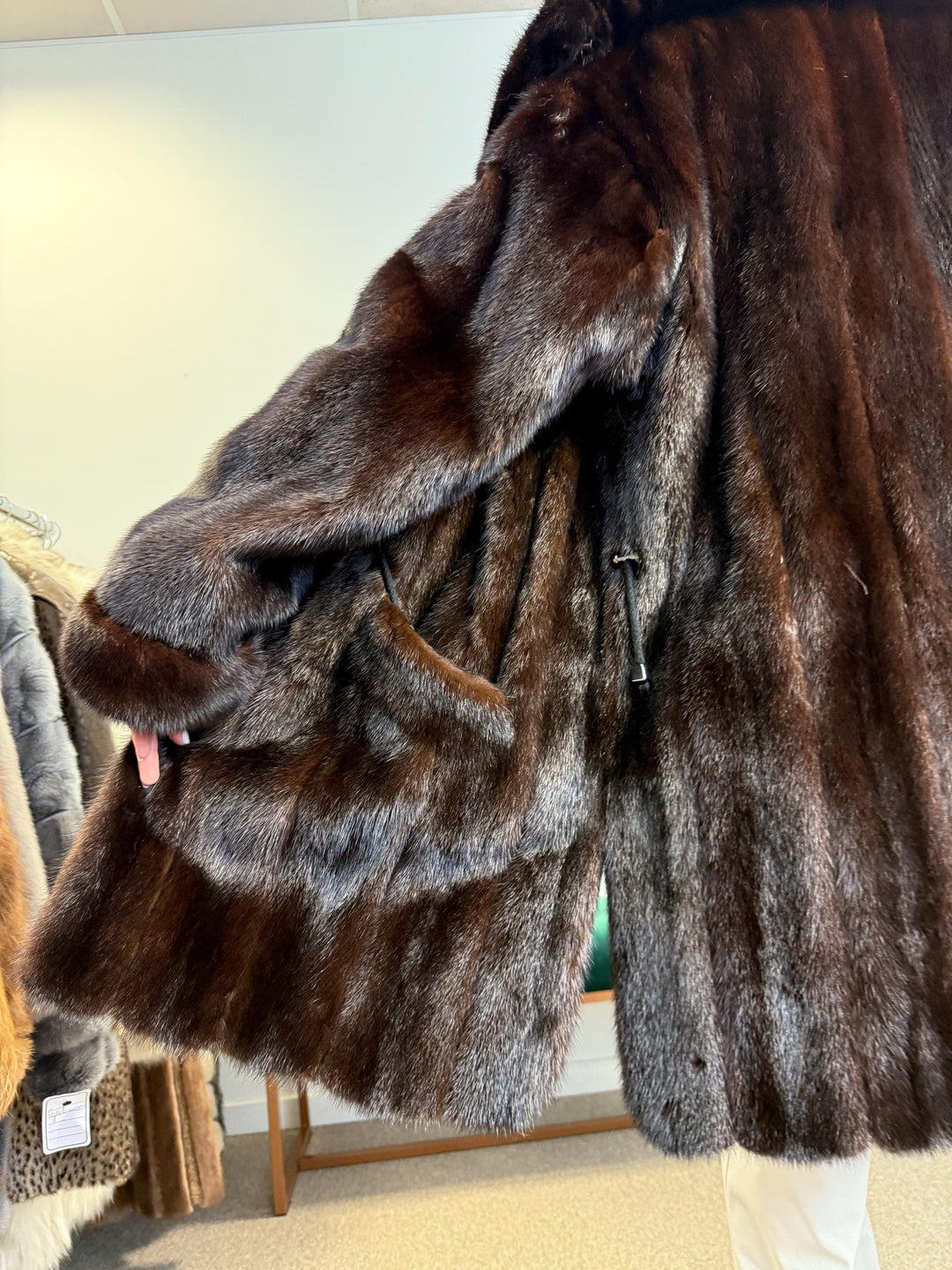 Brown Mink Coat, Large Size, Real Fur Coat, Mink Coat, Brown Mink, Brown Mink Fur Coat, Vintage Fur Coat, Soft Thick Mink Coat, Women's Coat
