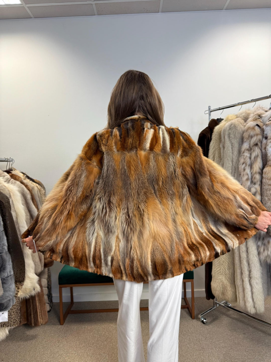 Red Fox Jacket, Small Size, Red Fox Fur Coat, Fox Fur Jacket, Real Fox Fur Coat, Vintage Fur Coat, Red Fox Fur Jacket, Short Fur Coat, Fox