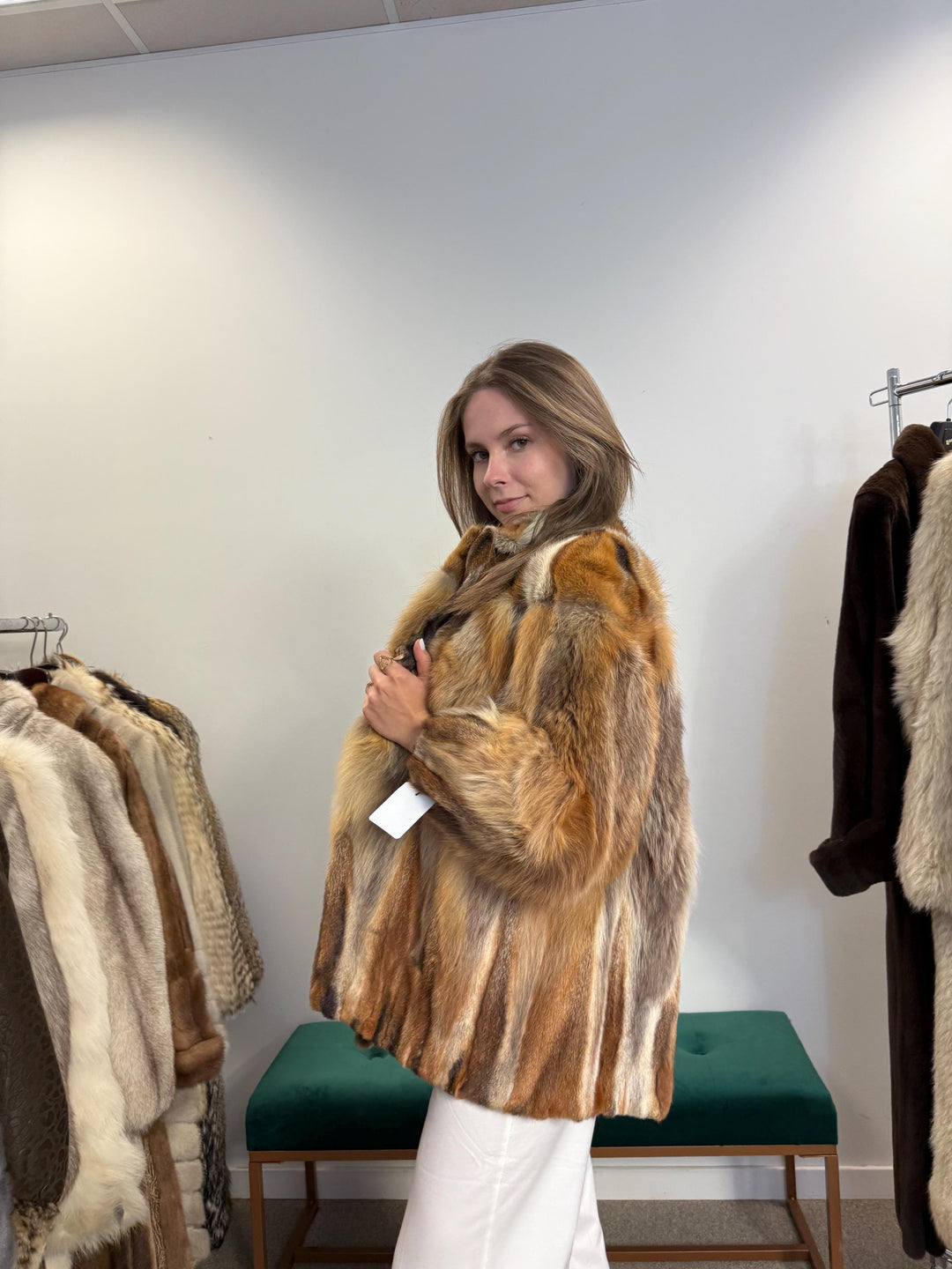 Red Fox Jacket, Small Size, Red Fox Fur Coat, Fox Fur Jacket, Real Fox Fur Coat, Vintage Fur Coat, Red Fox Fur Jacket, Short Fur Coat, Fox