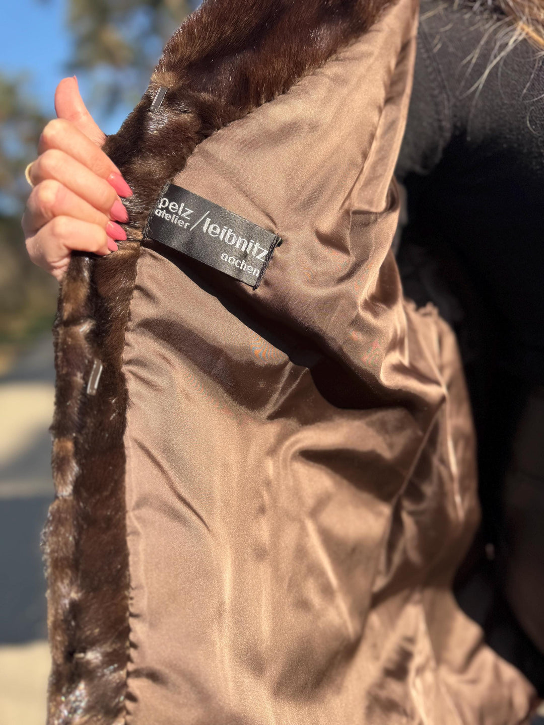 Natural Brown Mink Fur Jacket, XXL Size, Unique Design, Soft Mink Fur, Eye-Catching, Rare Find, Warm Luxury Women's Outerwear, Real Mink Fur