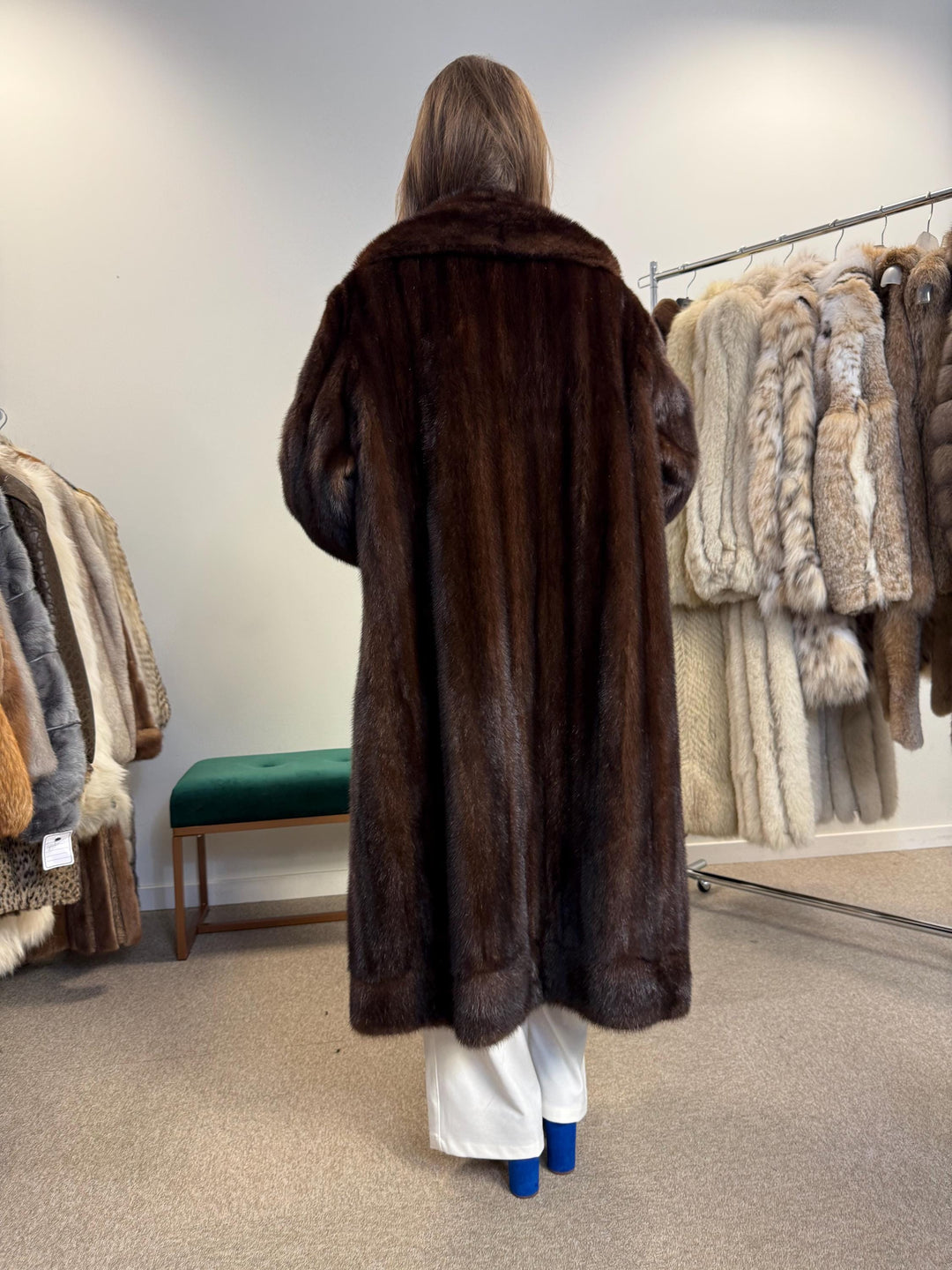 Brown Mink Fur Coat, XL Size, Mink Fur Coat, Real Fur Coat, Brown Mink Fur, Mink Coat Women, Thick Mink Coat, Thick Fur Coat, Vintage Coat