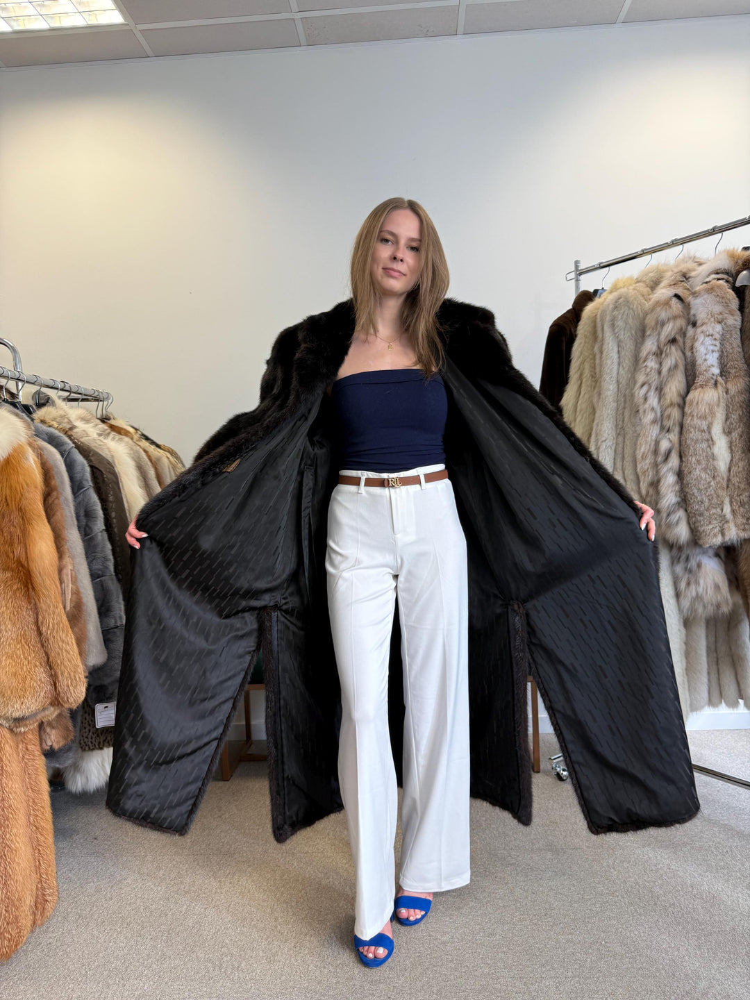 Dark Brown Mink Coat, Oversize XXL, Mink Fur Coat, Mink Coat Women, Real Fur Coat, Black Mink Fur, Black Mink Coat, Vintage Fur Coat, Mink