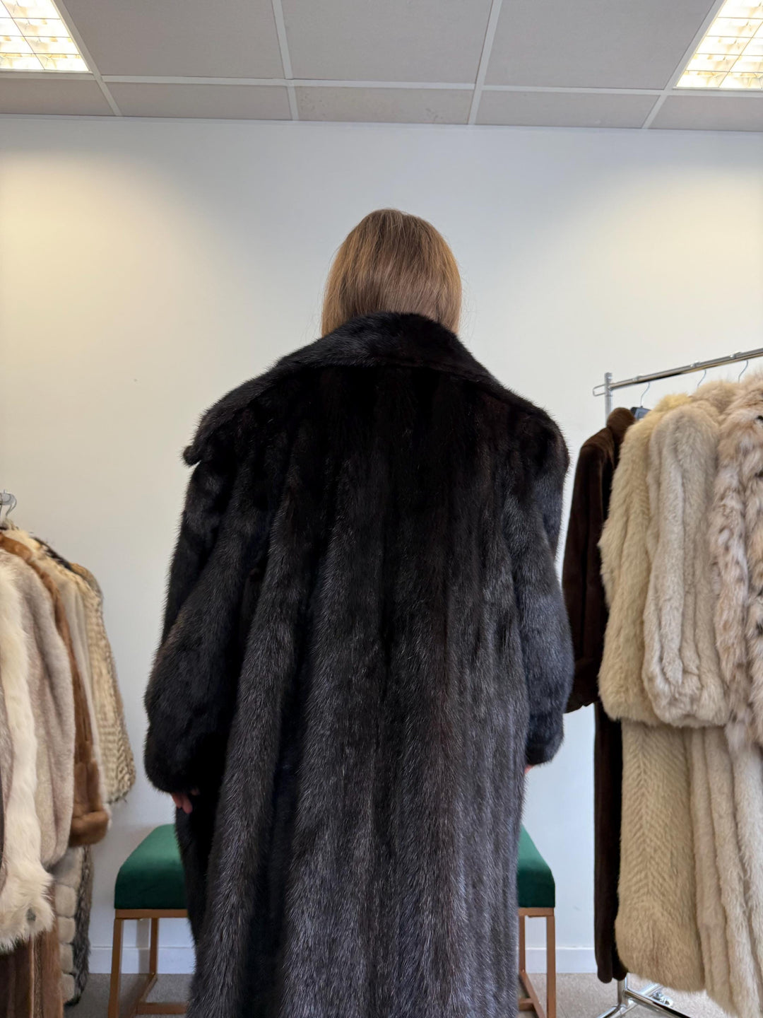 Dark Brown Mink Coat, Oversize XXL, Mink Fur Coat, Mink Coat Women, Real Fur Coat, Black Mink Fur, Black Mink Coat, Vintage Fur Coat, Mink