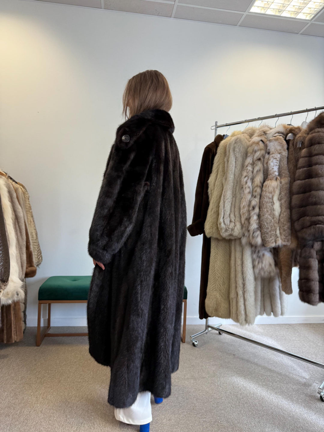 Dark Brown Mink Coat, Oversize XXL, Mink Fur Coat, Mink Coat Women, Real Fur Coat, Black Mink Fur, Black Mink Coat, Vintage Fur Coat, Mink