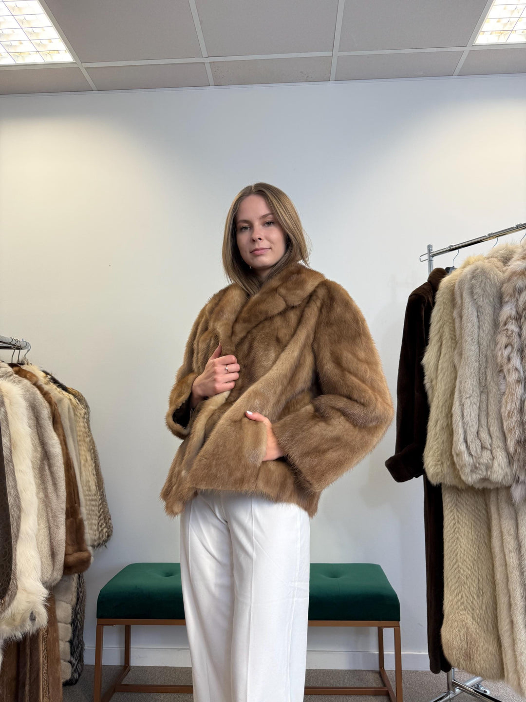 Short Pastel Mink Jacket, Large Size, Fur Jacket, Real Fur Coat, Mink Coat Women, Real Mink Fur, Mink Fur Jacket, Vintage Fur Coat, Thick