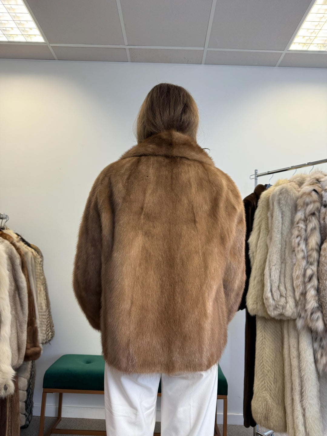 Short Pastel Mink Jacket, Large Size, Fur Jacket, Real Fur Coat, Mink Coat Women, Real Mink Fur, Mink Fur Jacket, Vintage Fur Coat, Thick