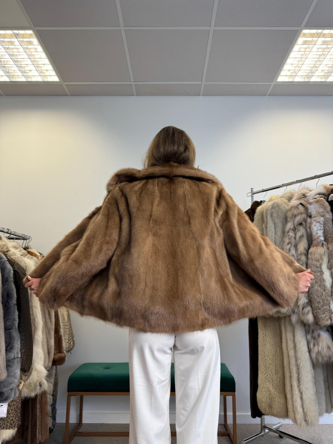 Short Pastel Mink Jacket, Large Size, Fur Jacket, Real Fur Coat, Mink Coat Women, Real Mink Fur, Mink Fur Jacket, Vintage Fur Coat, Thick