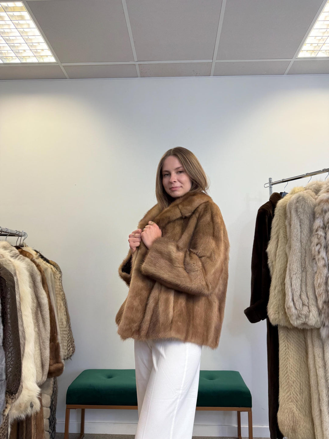 Short Pastel Mink Jacket, Large Size, Fur Jacket, Real Fur Coat, Mink Coat Women, Real Mink Fur, Mink Fur Jacket, Vintage Fur Coat, Thick