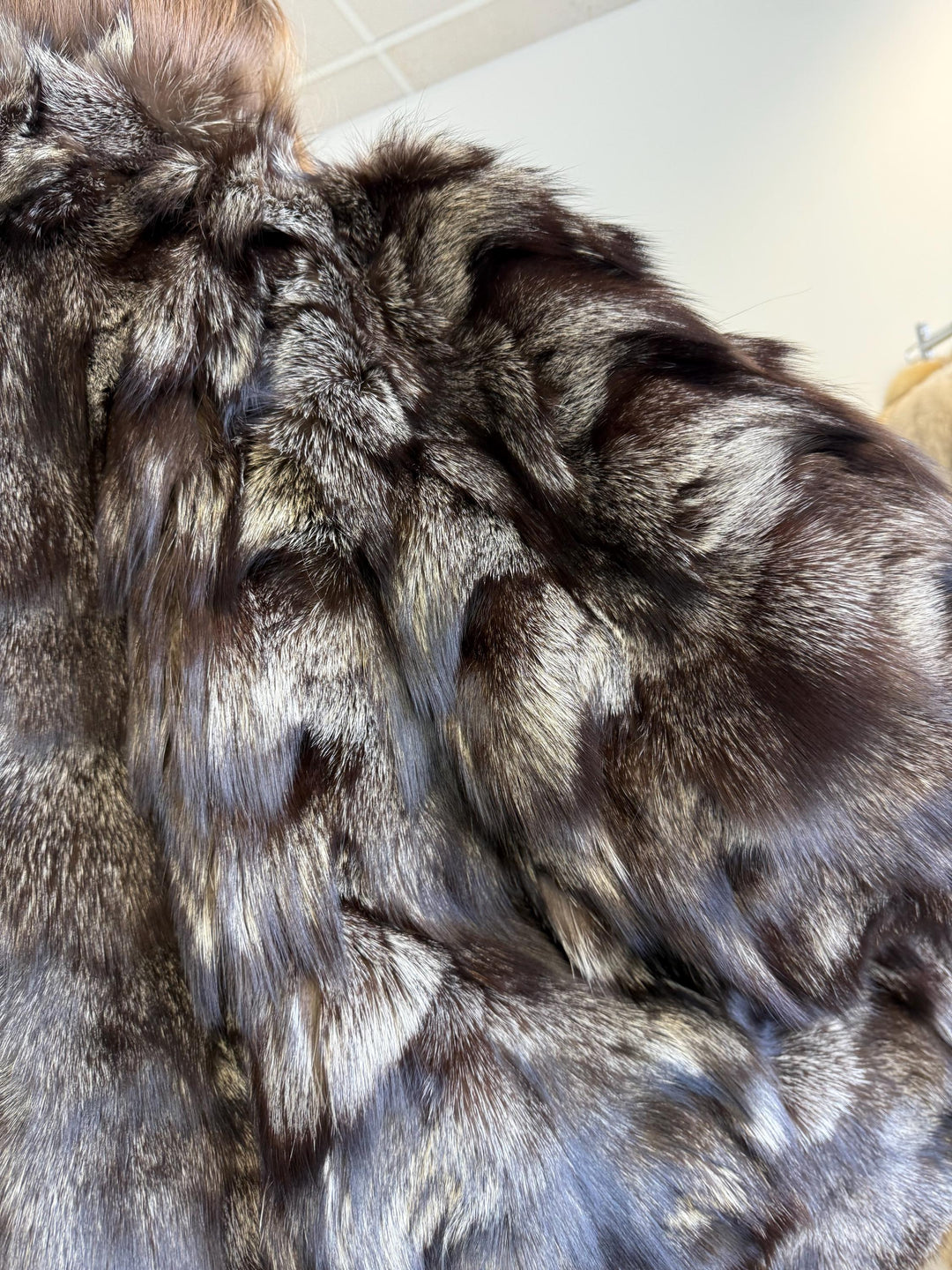 Silver Fox Fur Coat, Large Size, Fox Fur Coat, Fur Coat, Real Fur Coat, Vintage Fur Coat, Women's Fur Coat, Silver Fox Coat, Pelzmantel, Fox