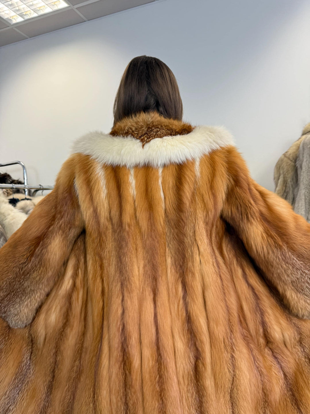 Red Canadian Fox Coat, S/M Size, Red Fox Fur Coat, Fox Fur Jacket, Real Fox Fur Coat, Vintage Fur Coat, Red Fox Fur Jacket, Canadian Fox