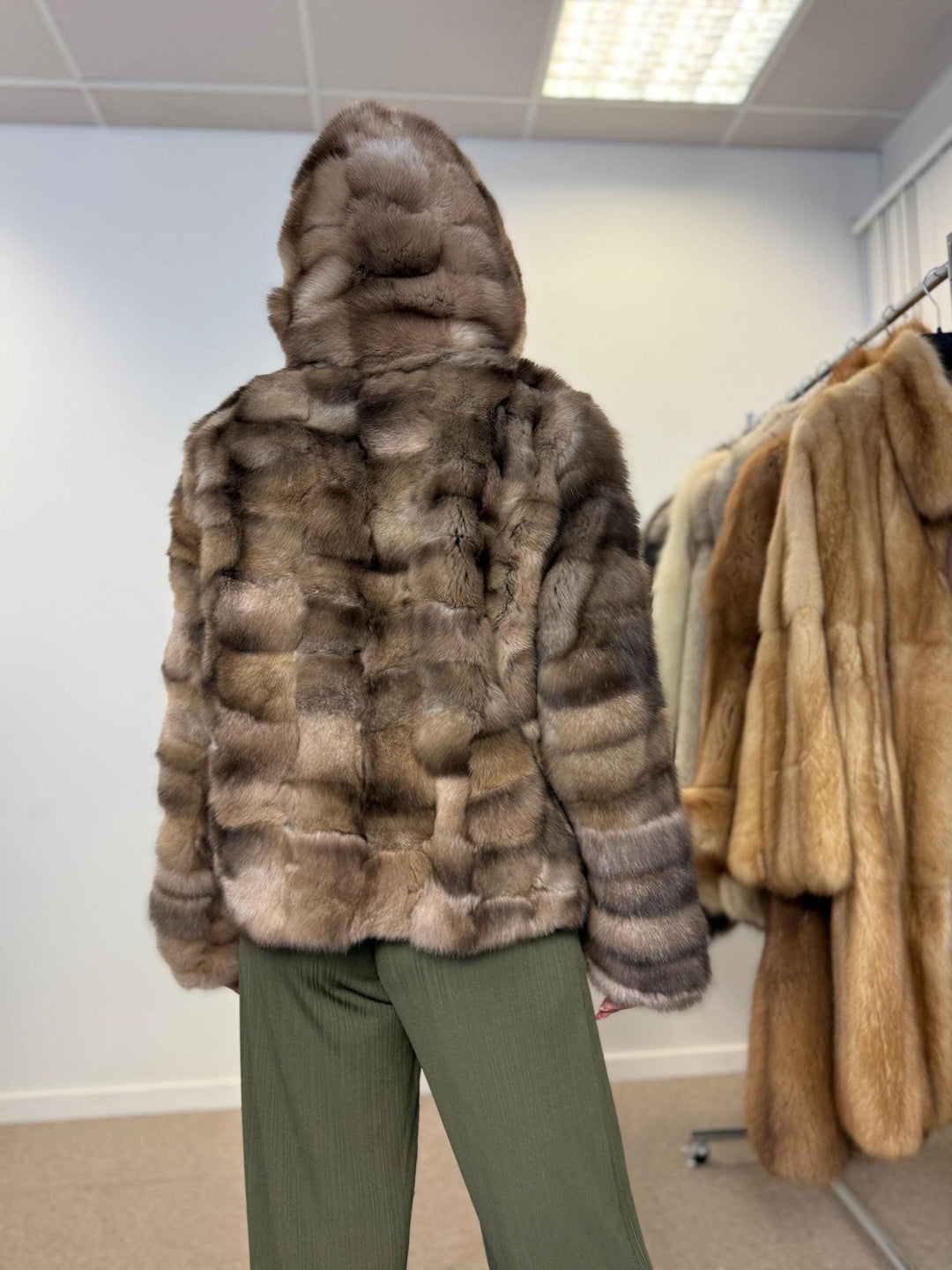 Sable fur jacket, medium sable jacket, real fur jacket,  m fur coat, real fur, fur jacket, fur coat, sable fur, new, m