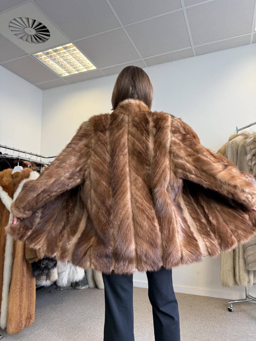 Brown Mink Jacket, Large Size, Mink Coat Women, Real Mink Fur, Fur Coat, Real Fur Coat, Vintage Fur Coat, Brown Mink Fur, Mink Fur Jacket