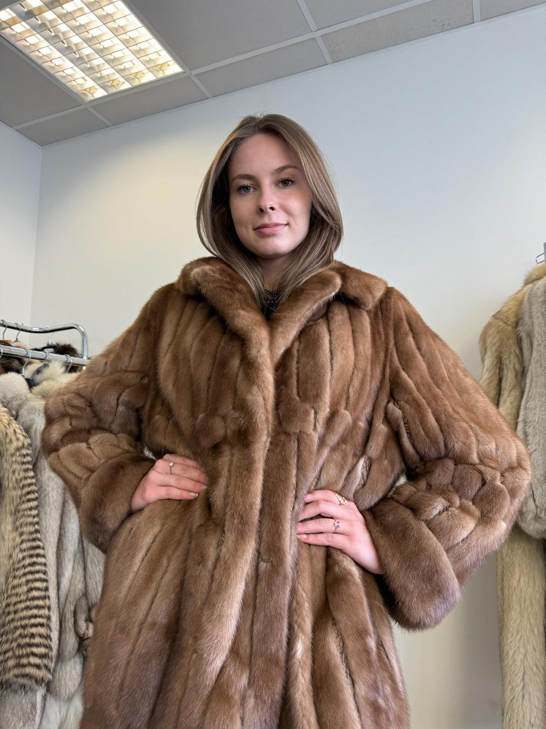 Mink Fur Coat, 3XL - One Size, Real Fur Coat, Vintage Fur Coat, Real Mink Fur, Mink Coat Women, Thick Fur Coat, Brown Mink Coat, Real Mink